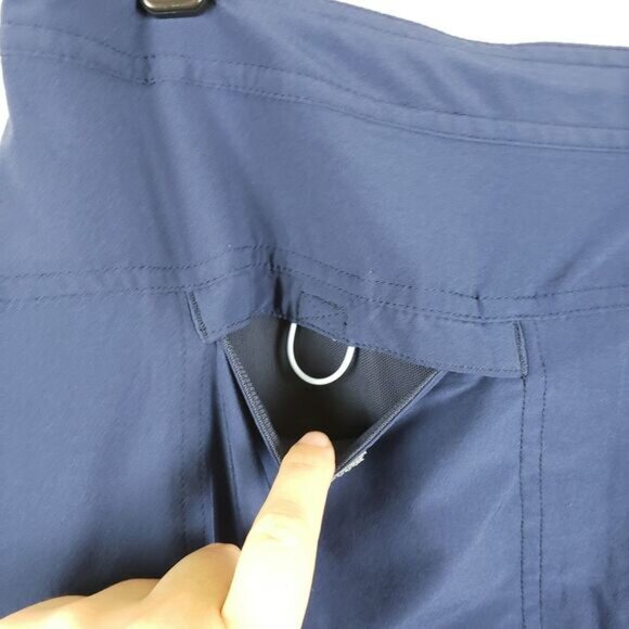 Title Nine Rogue Shorts 9" Inseam Womens 12 Navy Blue UPF 50 Swim Outdoor - Picture 6 of 10